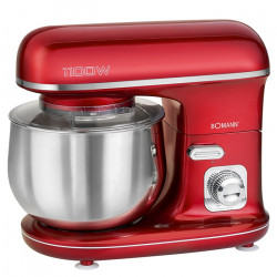 Robot pétrin multifonction 5L 1100W Bomann KM 6010 CB Rouge