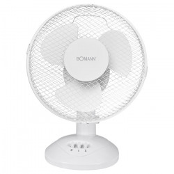 Ventilateur de table 23cm Bomann VL 1137 CB Blanc