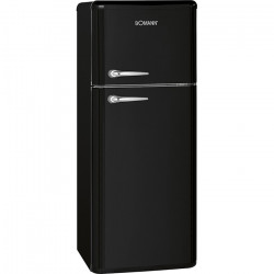 Réfrigérateur et congélateur 208L retro noir DTR 353.1 noir