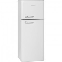 Réfrigérateur et congélateur 208L retro blanc DTR 353.1 blanc