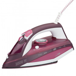 Fer à repasser vapeur 2600W Clatronic DB 3705 Blanc/rouge