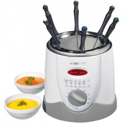 Friteuse et fondue pour 6 personnes 1L Clatronic FFR 2916 Blanc