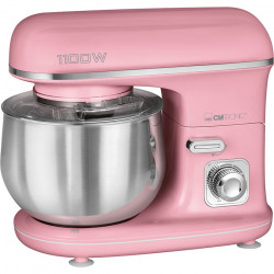 Robot pétrin multifonction 5L 1100W rétro Clatronic KM 3711 Rose