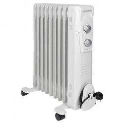 Radiateur bain d'huile 9R 2000W Clatronic RA 3736 Blanc