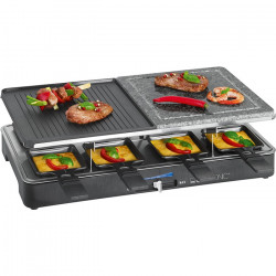 Raclette gril 2en1 8 personnes Clatronic RG 3518 Noir